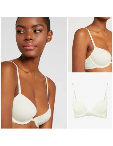 Calvin Klein push-up plunge "flirty"...