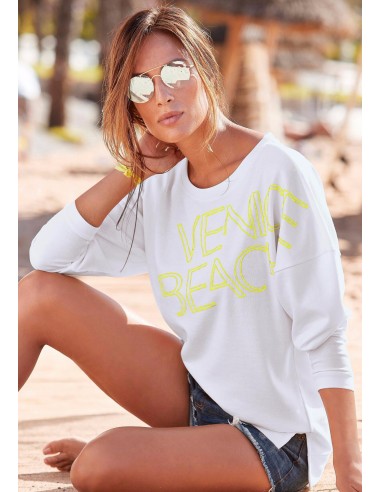 Venice Beach valge õhem dressipluus