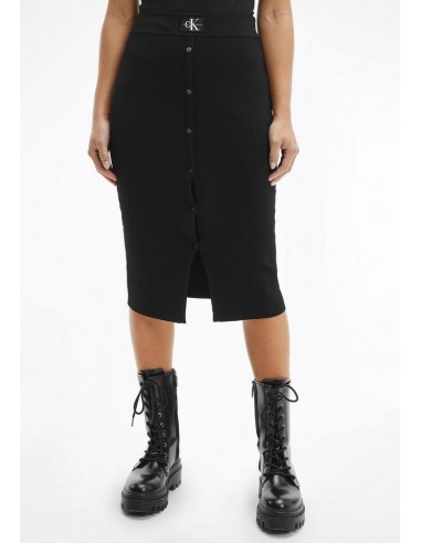 Calvin Klein must kootud pliiatsseelik