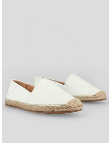 Tommy Hilfiger valged nahast espadrillid
