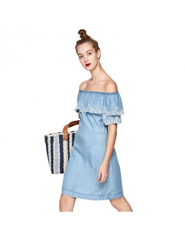 Pepe Jeans helesinine kleit