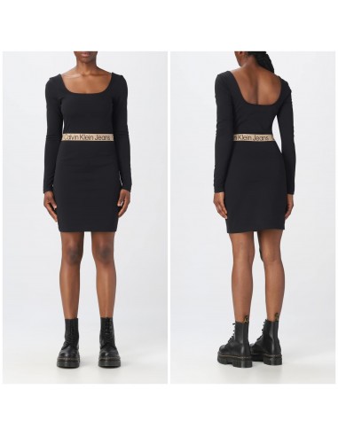 Calvin Klein kuldse vööosaga kleit