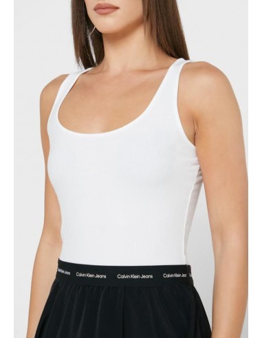 Calvin Klein valge ülaosaga kleit