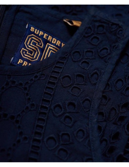 Superdry tumesinine suvekleit, s. S